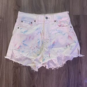 Tye Dye Abercrombie shorts